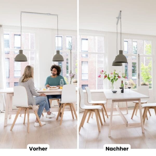 Müheloses Verschieben deiner Esstischlampe
